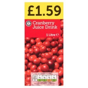 Euro Shopper Cranberry Juice 1L