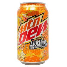 Mountain Dew Orange LiveWire 355ml