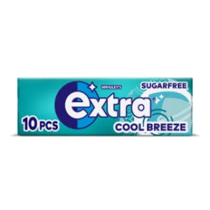 Extra Cool Breeze Chewing Gum Sugarfree 10 Pieces 14g
