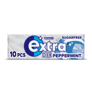 Extra Ice Peppermint Sugarfree Chewing Gum 10 Pieces 14g