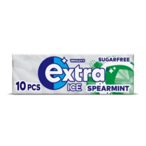 Extra Ice Spearmint Sugarfree Chewing Gum 10 Pieces 14g