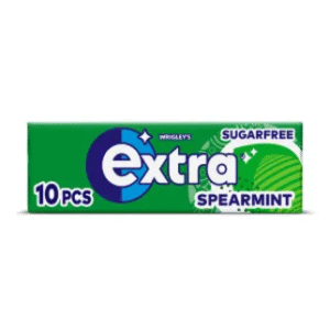 Extra Spearmint Sugarfree Chewing Gum 10 Pieces 14g