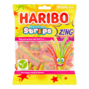 Haribo Rainbow Strips Zing 130g