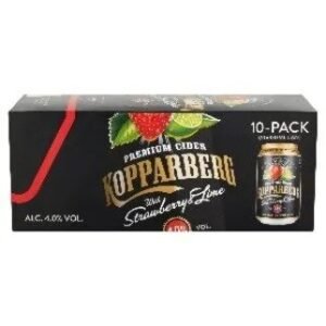 Cider - Kopparberg Premium Cider with Strawberry & Lime 10 x 330ml