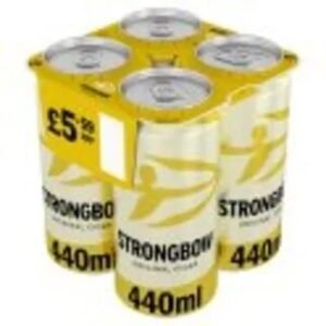Cider - Strongbow Original 4 x 440ml