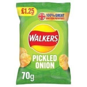 Walkers Pickled Onion Crisps 70g