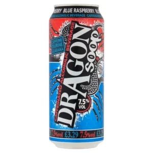 Dragon Soop Caffeinated Alcoholic Beverage Peach & Raspberry 500ml