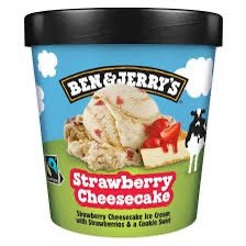 Ben & Jerry's Strawberry Cheesecake 465ml