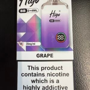 HIGO 4000 Puff Grape