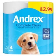 Andrex 4 Pack Complete Clean